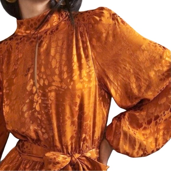 Anthropologie | Women’s Jacquard Mini Dress Long Sleeve Fall Fashion Size XS NWT - Picture 3 of 14